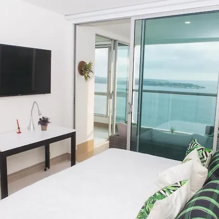 Modern 1br Wifi Breathtaking Oceanviews By Huespedia Apartamento Cartagena